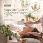 Portada de que sentir en una primera sesion de lnt mujer recibiendo energia